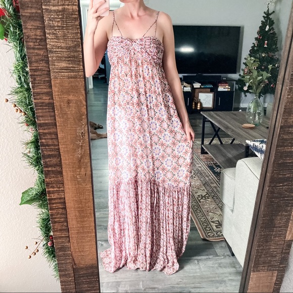Rachel Zoe Dresses & Skirts - Rachel Zoe Mirel Maxi Dress Gown Floral Pink 4